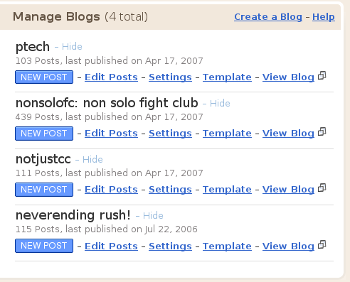 “Recovered Blogs”